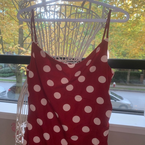 Vintage dots red dress - Picture 2 of 6